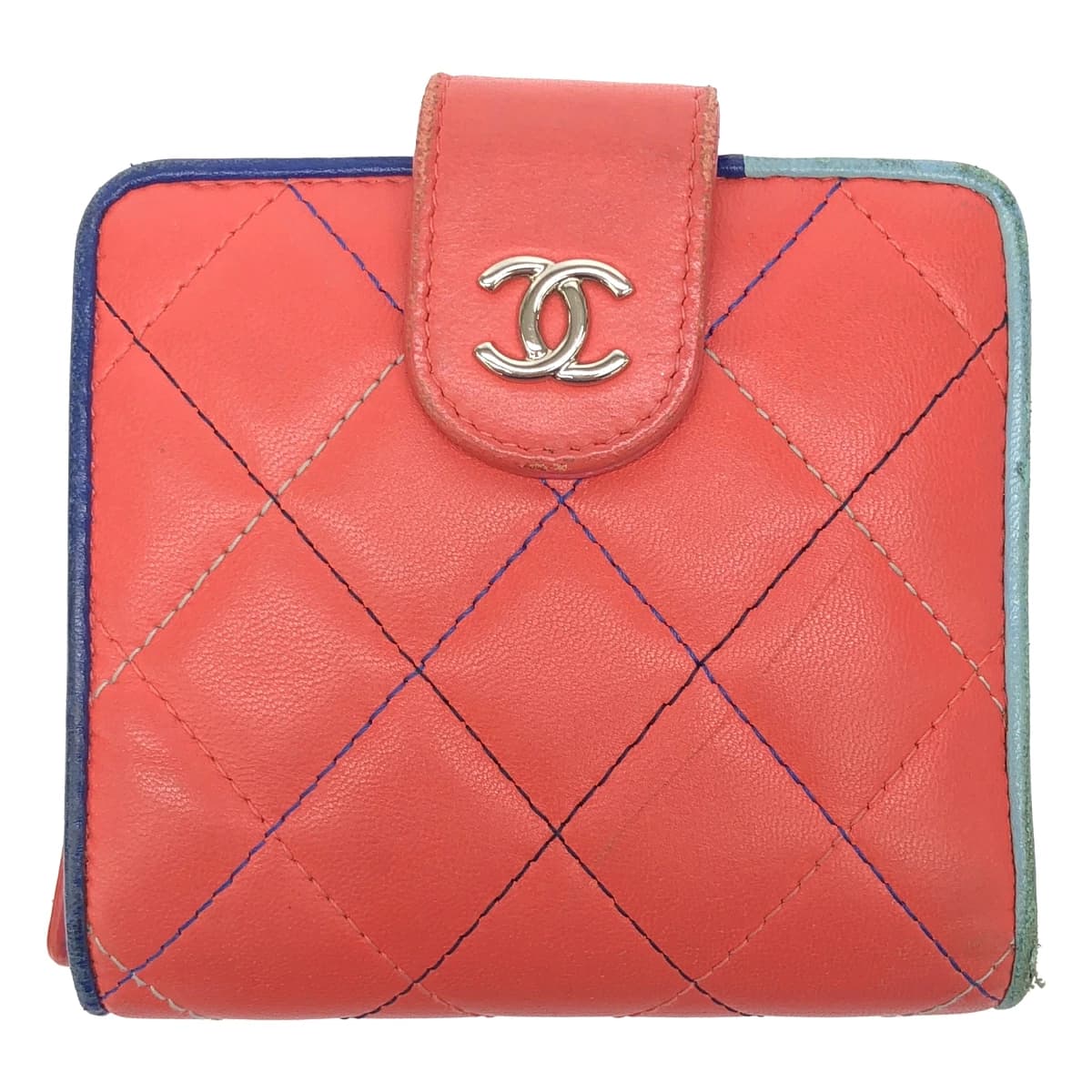 CHANEL シャネル 2019年 マトラッセ マルチステッチコンパクトウォレット