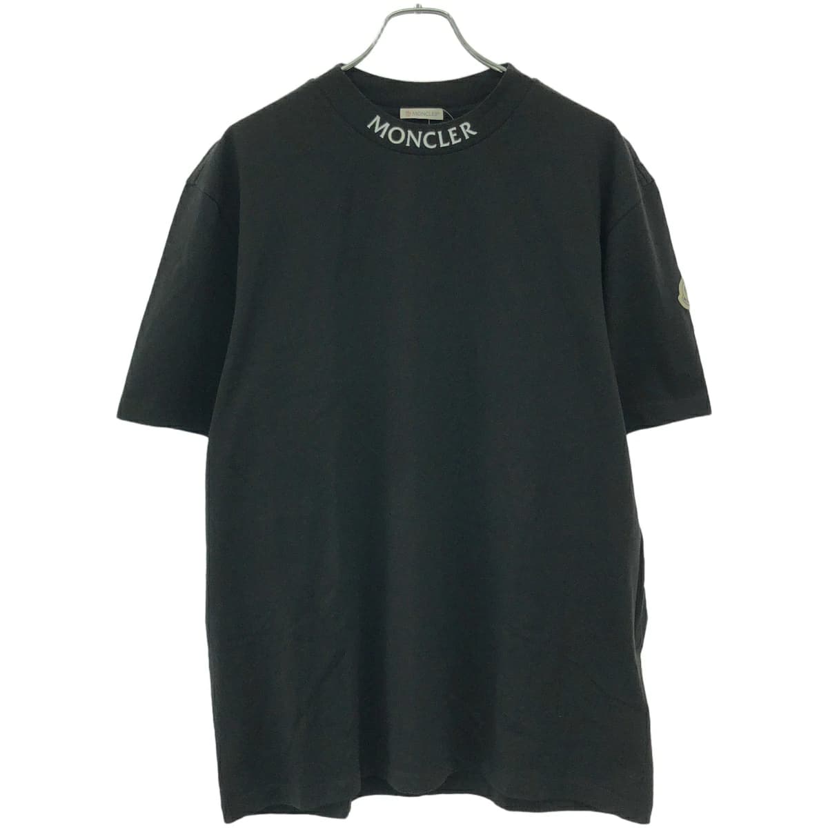 MONCLER モンクレール 22AW SS T-SHIRT ネックロゴコットンジャージーTシャツ H20918C00040 8390T