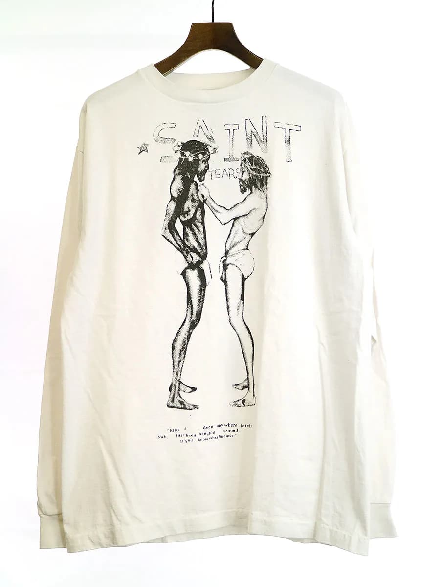 SAINT MICHAEL セントマイケル 21SS AINT TEARS PUNK LS T-SHIRT プリントロングスリーブカットソー