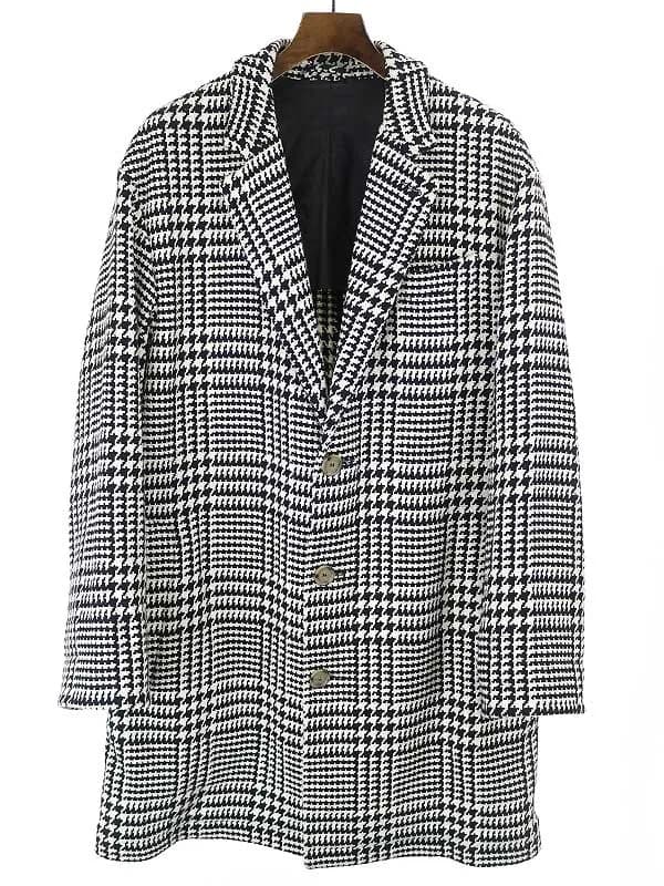 Ami Paris アミ アレクサンドル マテュッシ 千鳥格子ウールコート