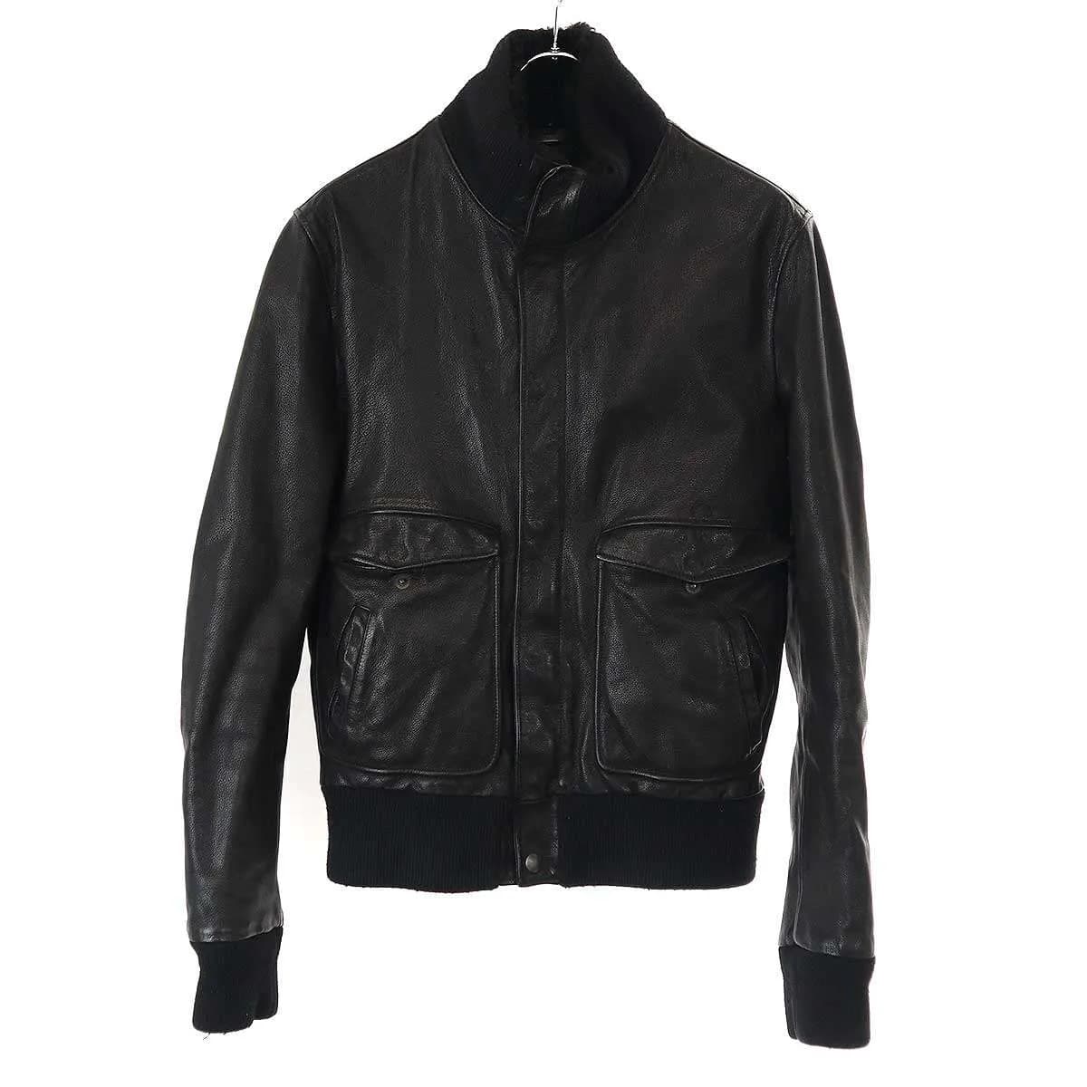 DOLCE&GABBANA ドルチェ&ガッバーナ バッファローレザージャケット G9Q21L/FULUY