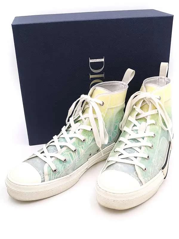 Dior HOMME ディオールオム AND SHAWN STUSSY B23 ハイトップスニーカー