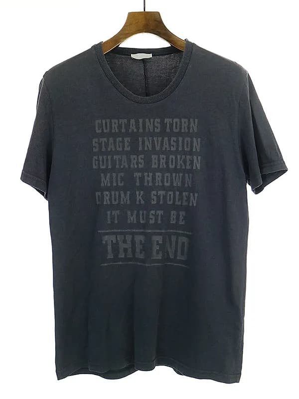 Dior HOMME ディオールオム 05AW グラム期 THE END プリントTシャツ