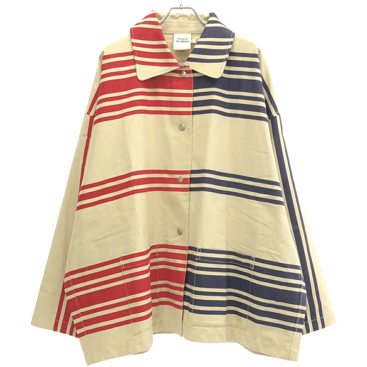 HED MAYNER ヘドメイナー×デシグアル 23AW オーバーサイズボーダージャケット 23WWEWBL/1001