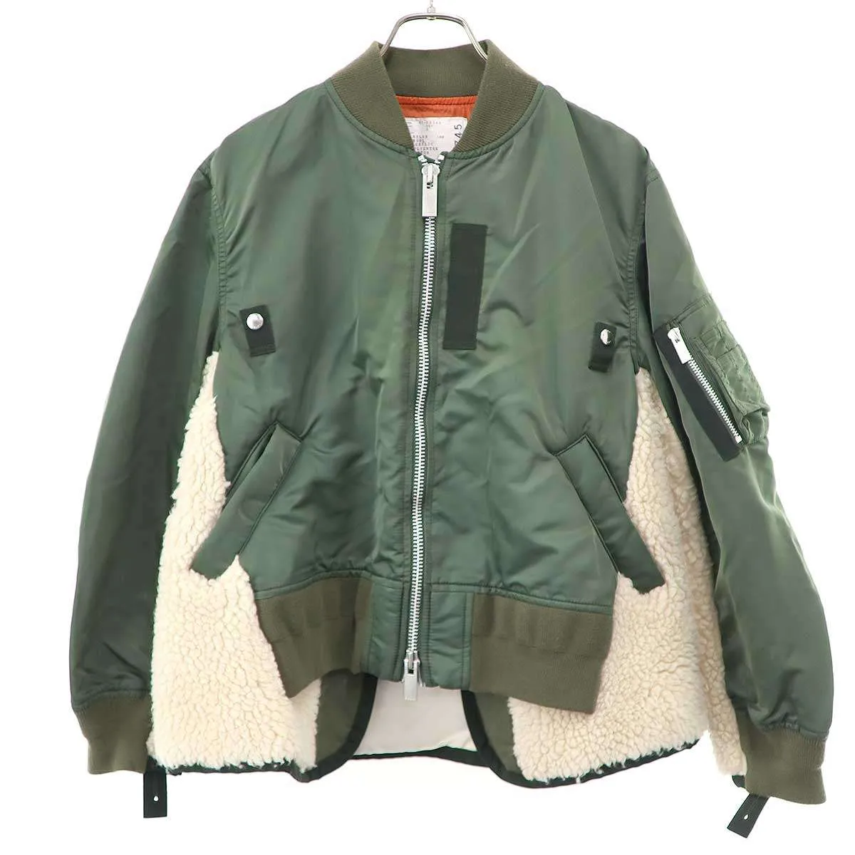 sacai サカイ 21AW Nylon Twill Mix Blouson ナイロンツイルミックスブルゾン