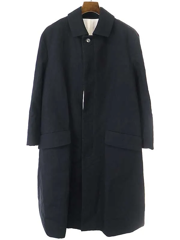 Bergfabel バーグファベル 21AW Richard coat ウールリネンステンカラーコート