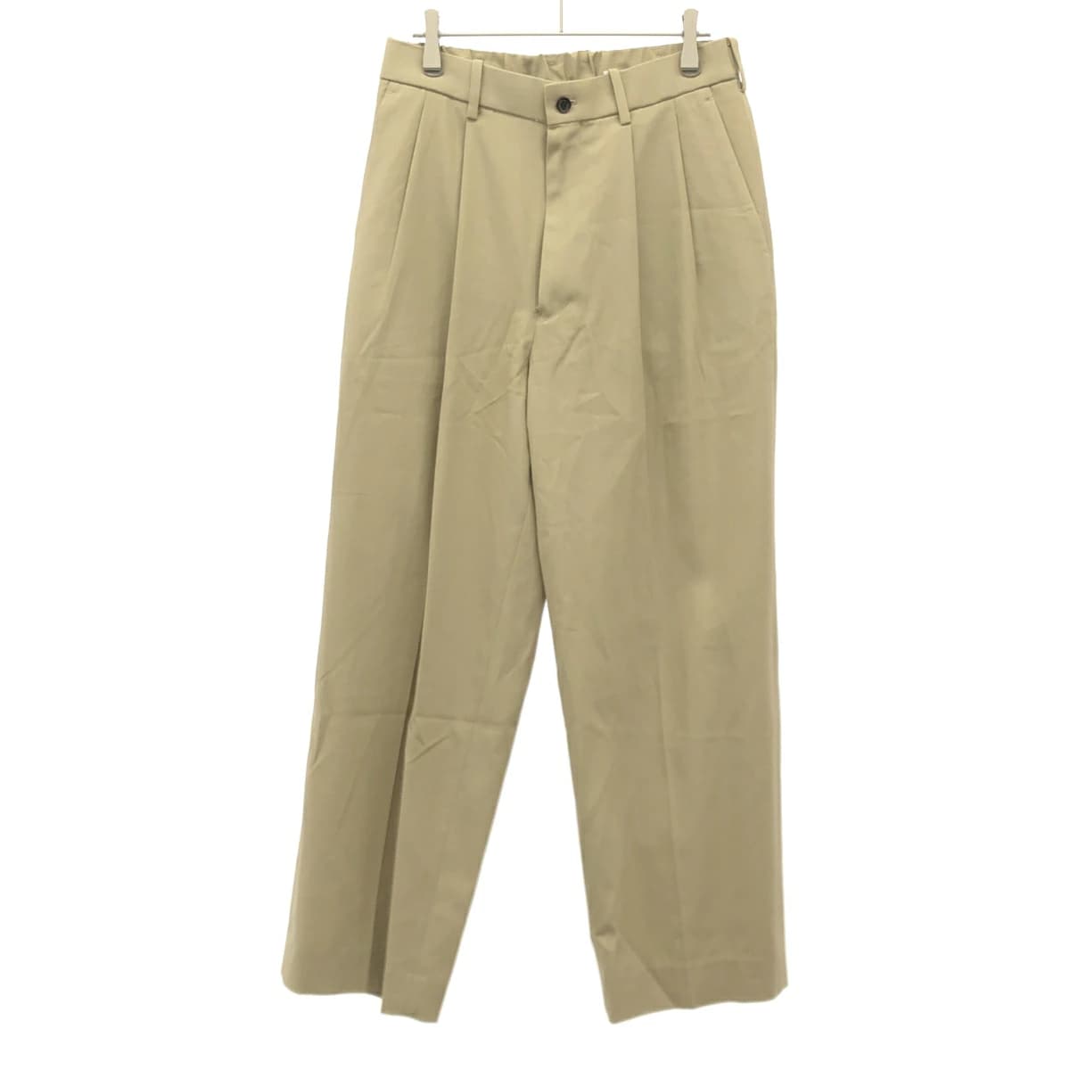 marka マーカウェア 25SS CLASSIC FIT DOUBLE PLEATED TROUSERS ORGANIC VOILE YARN TWILL トラウザーパンツ