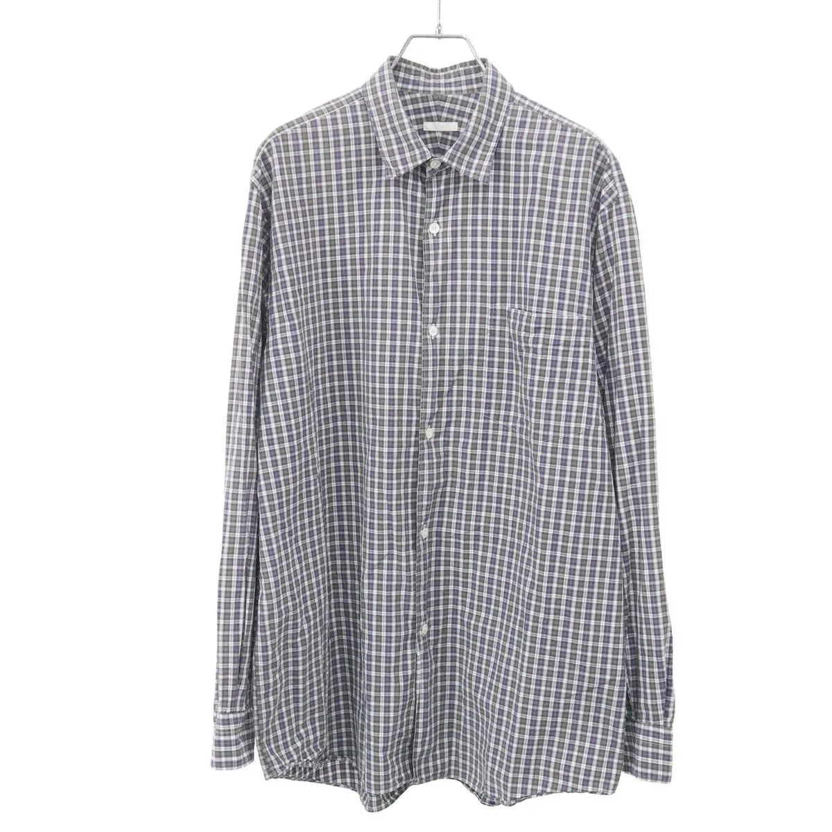 COMOLI コモリ 19SS タータンチェック コモリシャツ P01-02001
