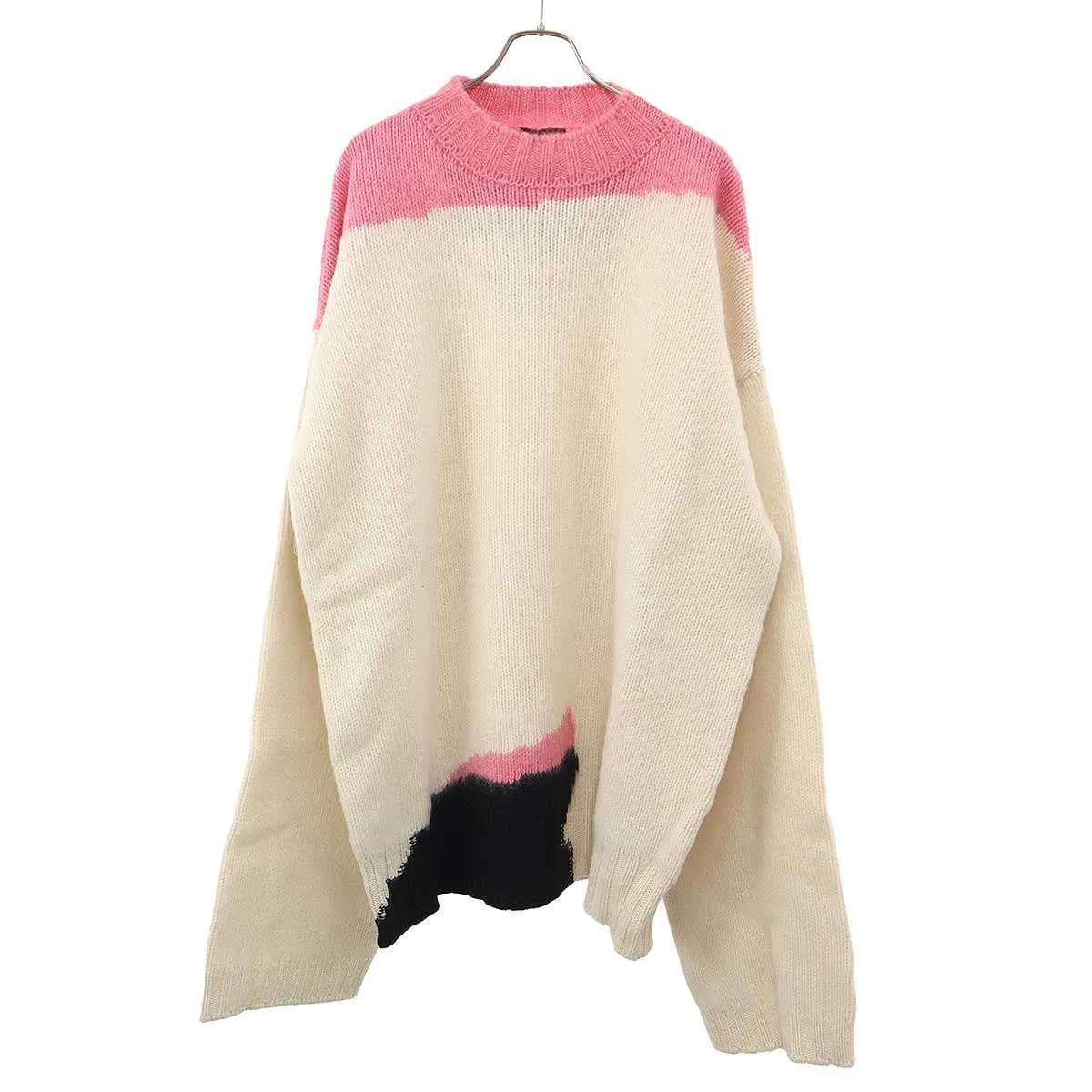 RAF SIMONS ラフシモンズ 21AW Oversized Boiled Knit Sweater オーバーサイズニットセーター