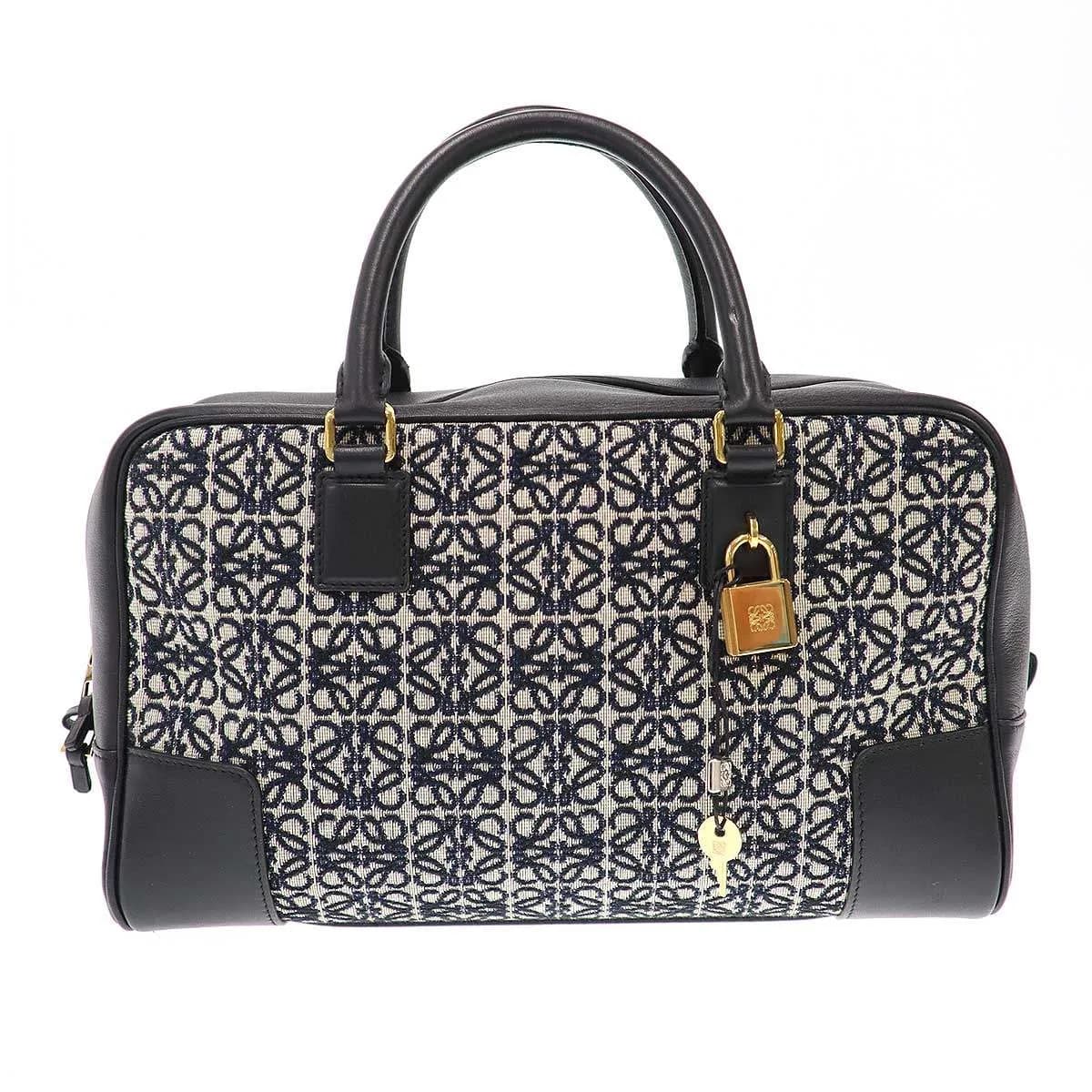 LOEWE ロエベ Amazona 28 アマソナ アナグラムジャガードレザーショルダーバッグ