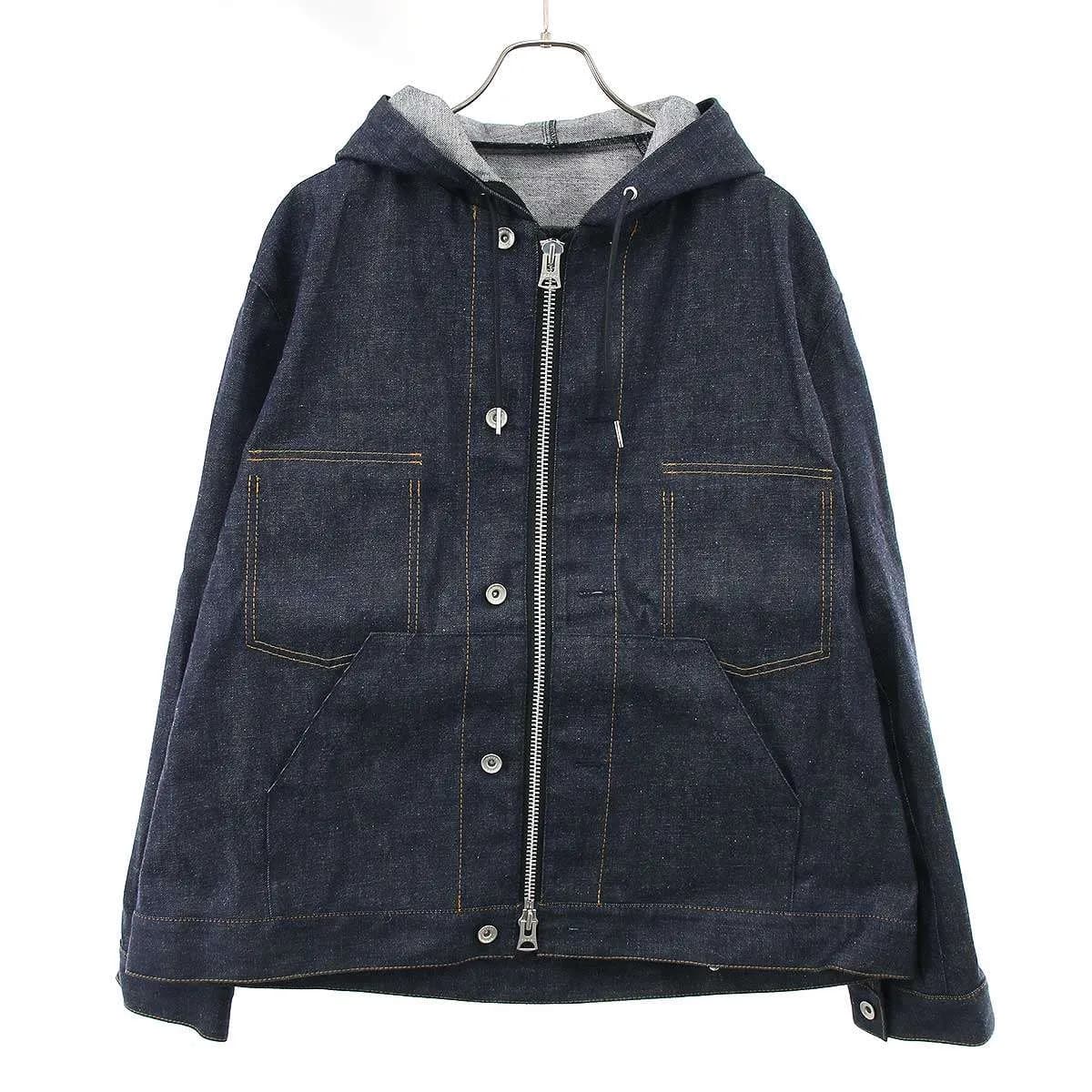 sacai サカイ 25SS Denim Hoodie デニムフーディージャケット 25-03646M