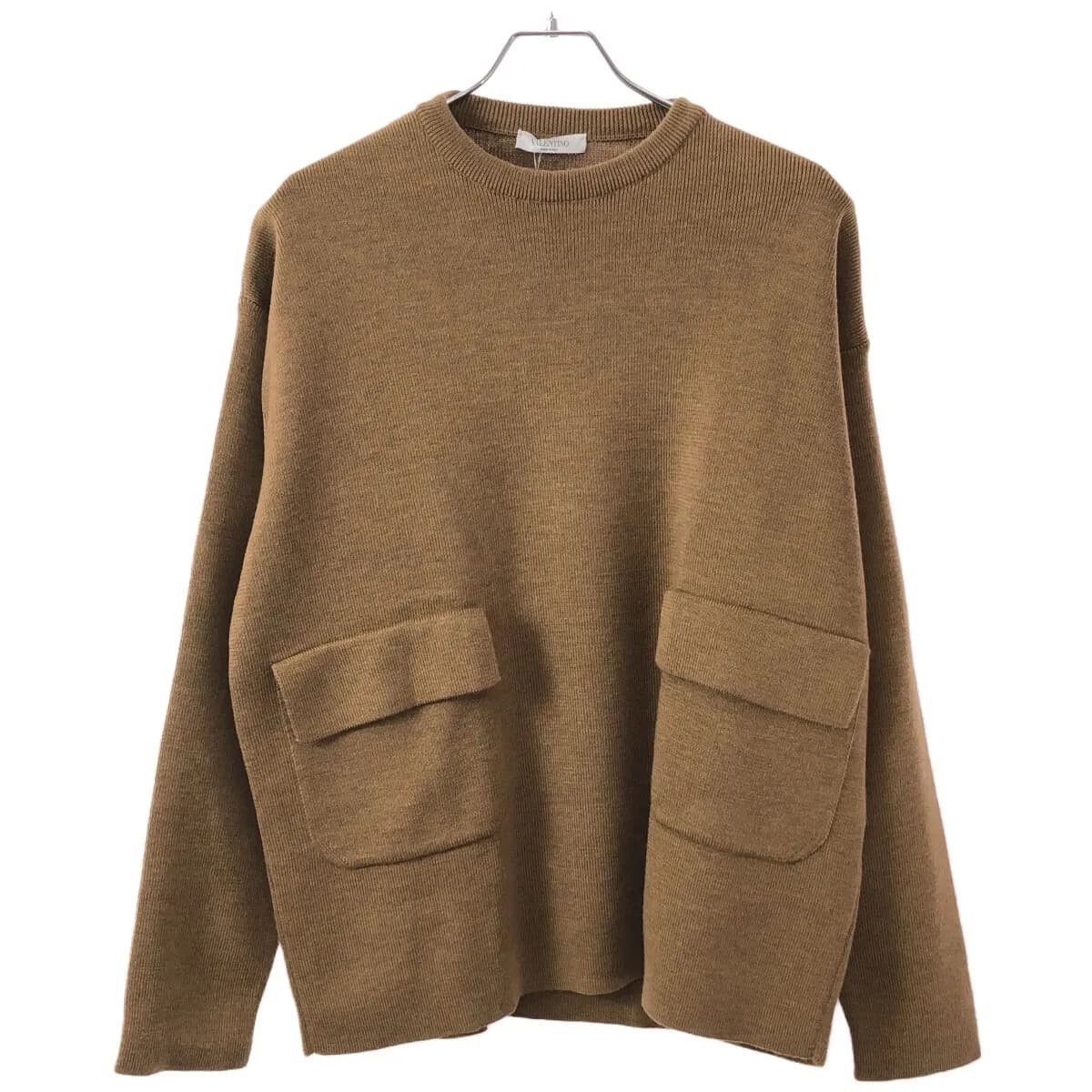 VALENTINO ヴァレンティノ 17AW フラップポケット ウールニットセーター NV0KC23C4MY