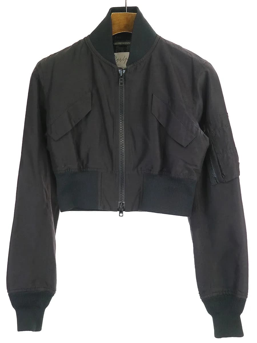 Yohji Yamamoto ヨウジヤマモト ファム 08SS ジップアップショートブルゾン