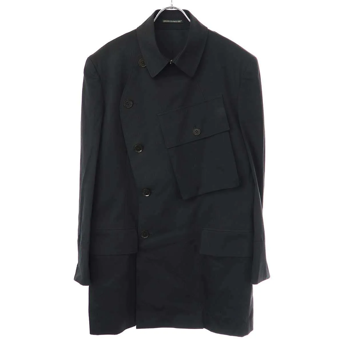 Yohji Yamamoto ヨウジヤマモト プールオム 2008SS SAMPLE 敗残兵期 ビッグポケットミリタリージャケット HM-J03-007