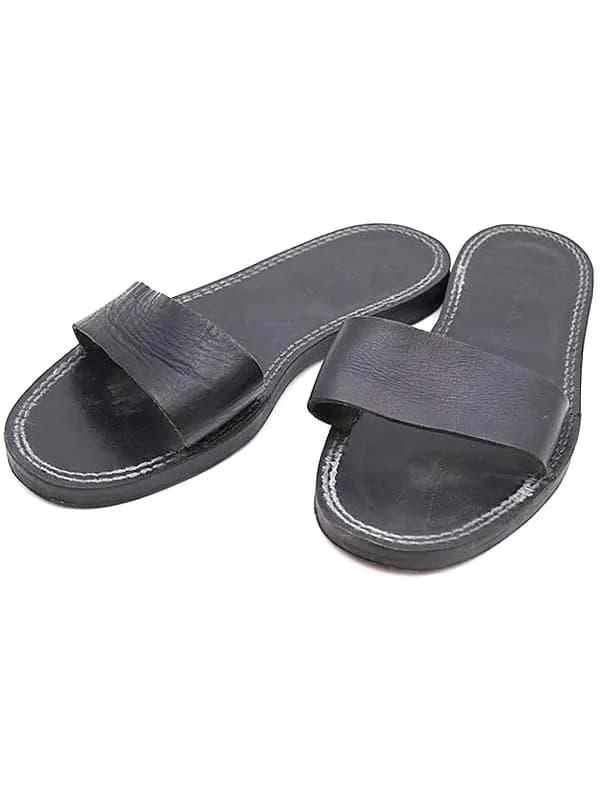 Yohji Yamamoto ヨウジヤマモト プールオム 99SS レザーバンドフラットサンダル
