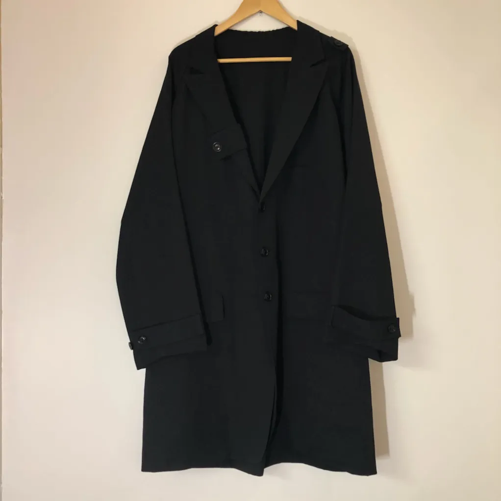 Yohji Yamamoto Yohji Yamamoto POUR HOMME 17AW ウールギャバジンリバーシブルロングジャケット