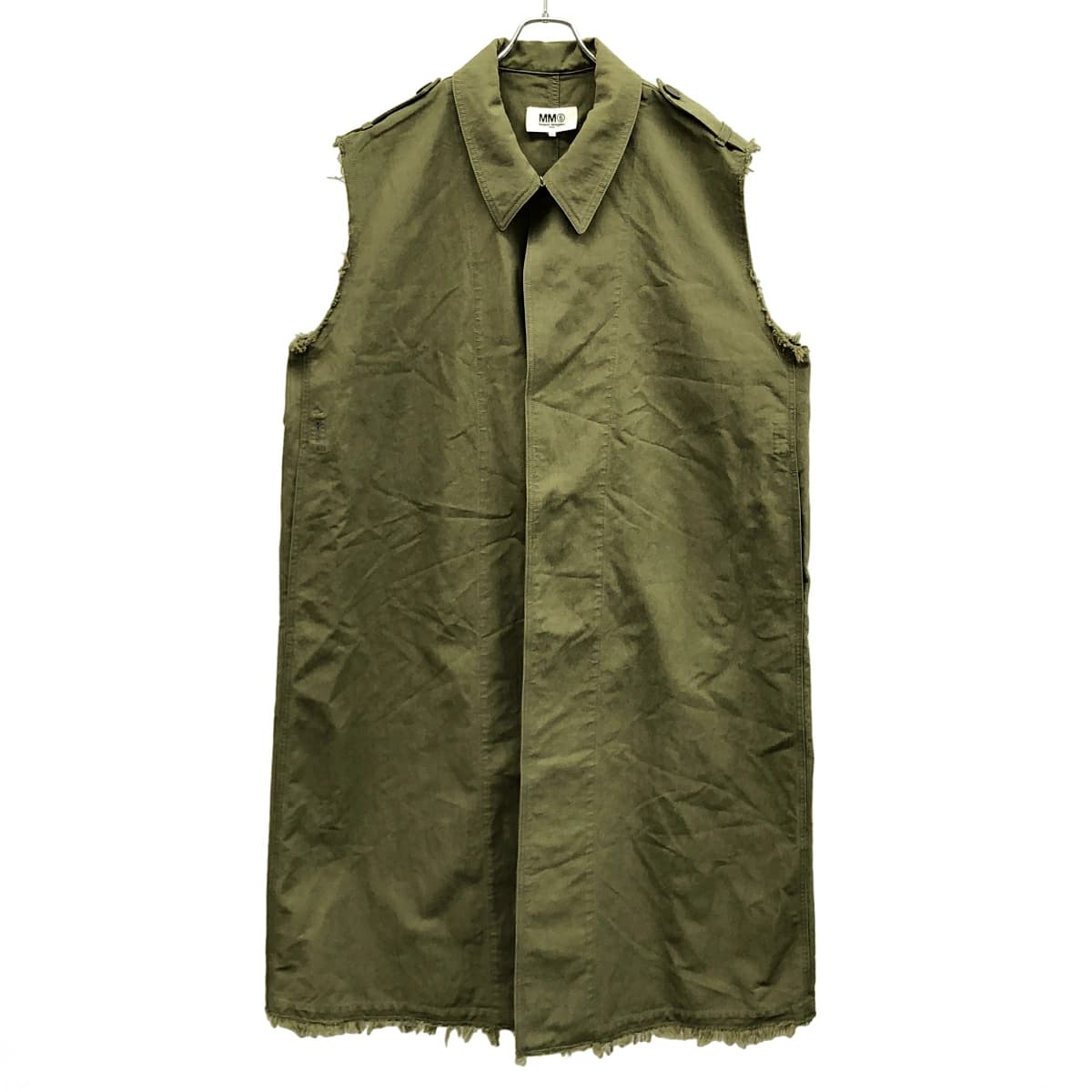 MM6 エムエムシックス メゾン マルジェラ 23AW カットオフノースリーブドレス ワンピース S52FB0082 S78077