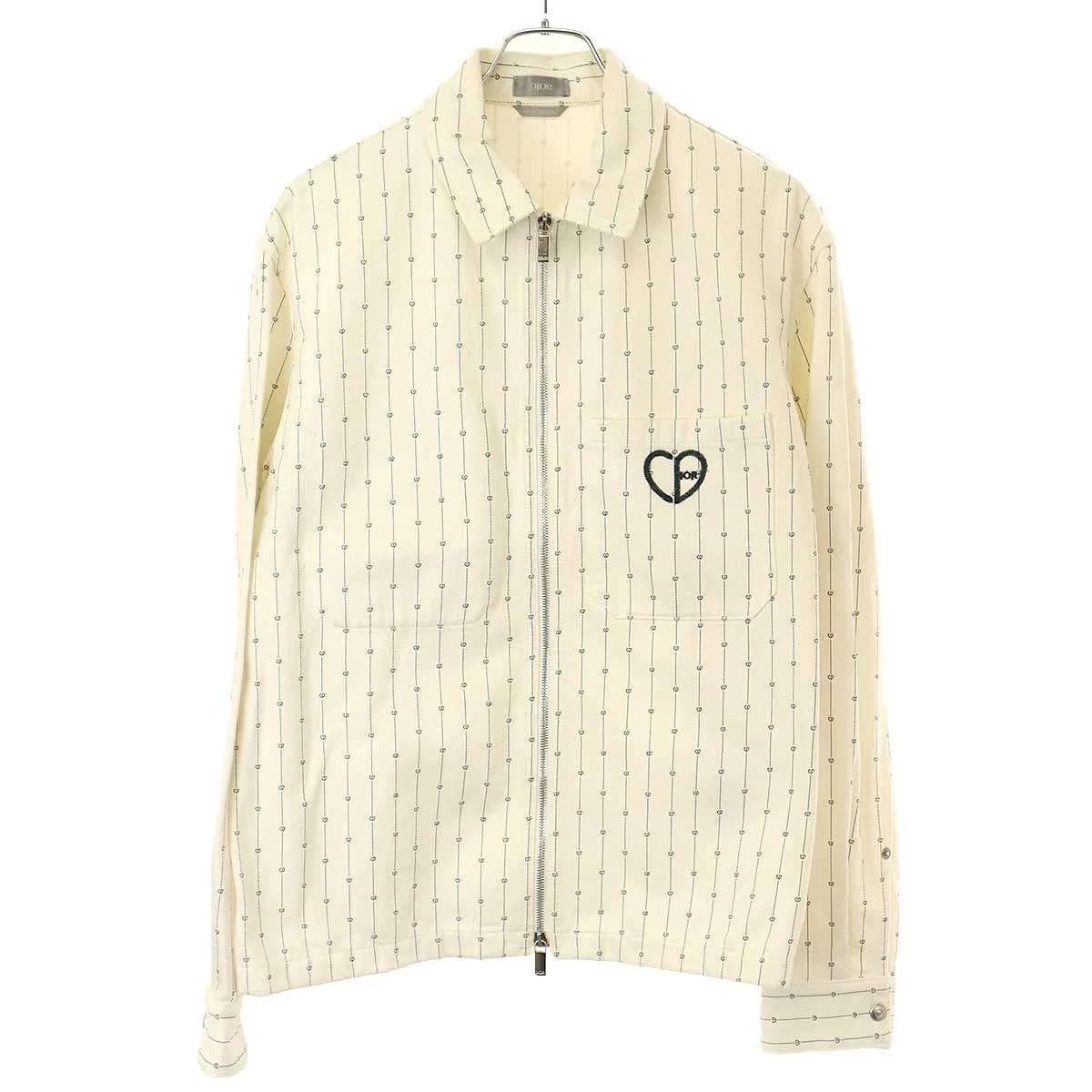 Dior HOMME ディオール 22SS Heart Logo Denim Jacket ハートロゴデニムブルゾン