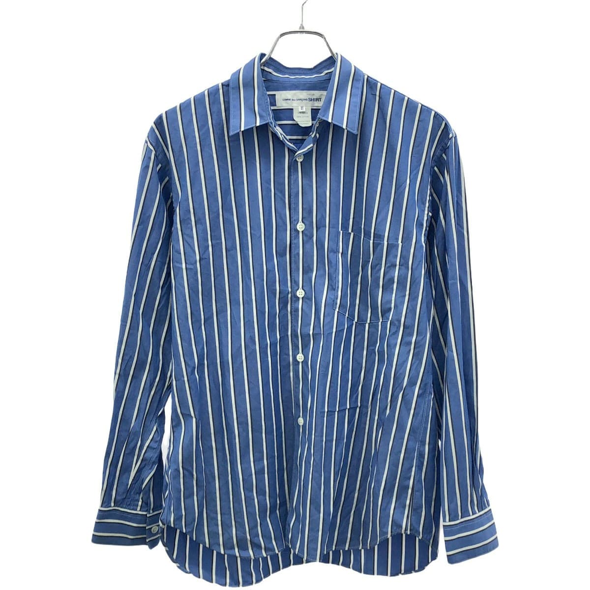 COMME des GARCONS コムデギャルソンシャツ 21SS FOREVER オーバーサイズストライプロングスリーブシャツ