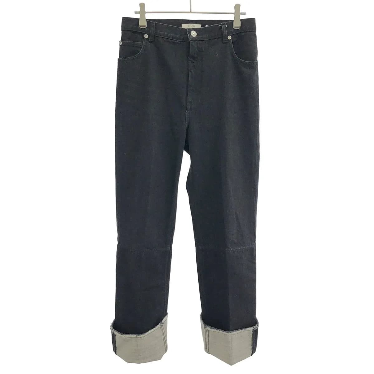 CELINE セリーヌ フィービーファイロ ロールアップデザインデニムパンツ 2 1V89/523B