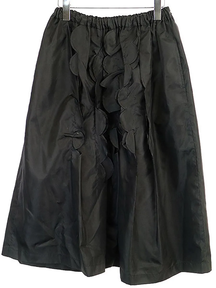 COMME des GARCONS ローブドシャンブル コムデギャルソン 04AW カッティングデザインポリエステルイージースカート