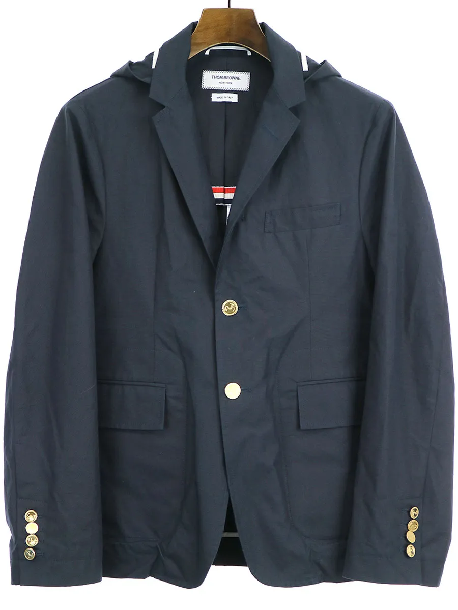 THOM BROWNE トムブラウン ワックスコットンパッカブルジャケット