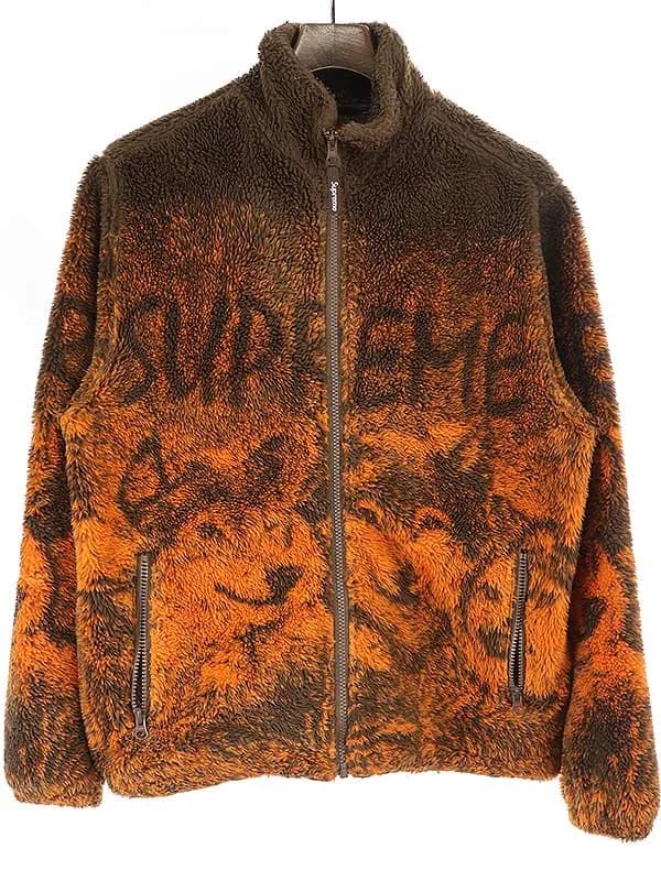 Supreme シュプリーム 19SS wolf fleece jacket フリースジャケット