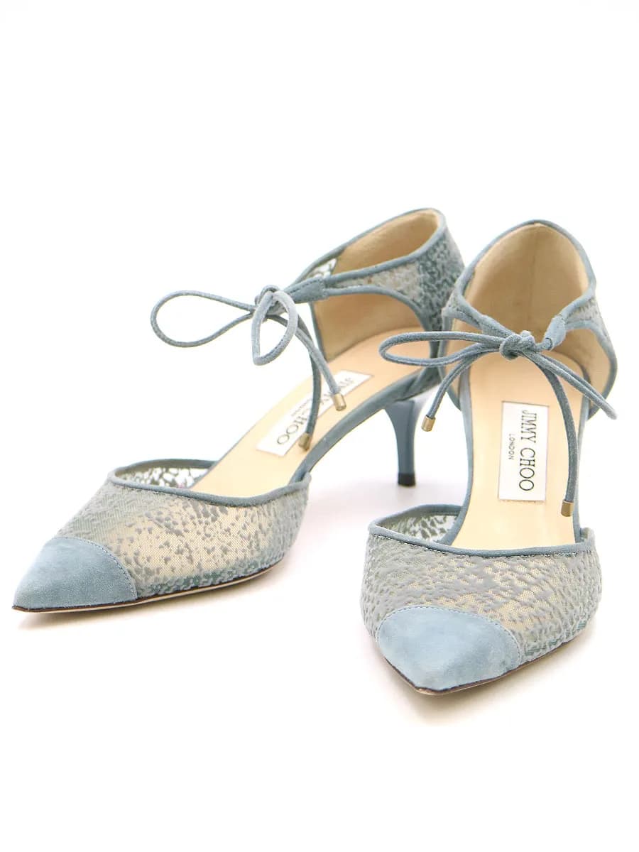 JIMMY CHOO ジミー チュウ レースパンプスシューズ