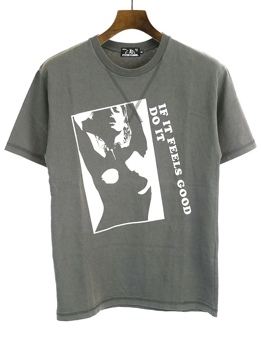 HYSTERIC GLAMOUR ヒステリックグラマー FEELS GOOD プリントTシャツ