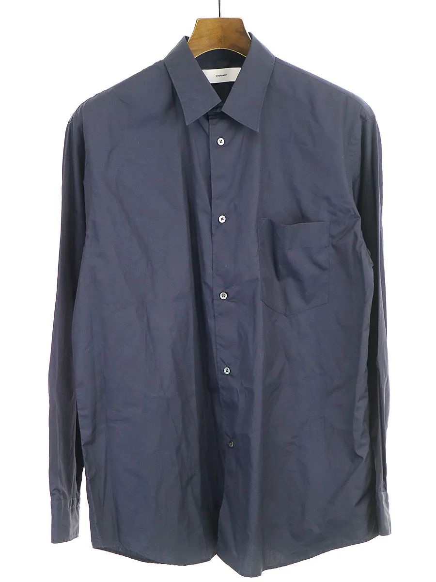 Graphpaper グラフペーパー 20SS BROAD L/S REGULAR COLLAR SHIRT レギュラーカラーブロードシャツ