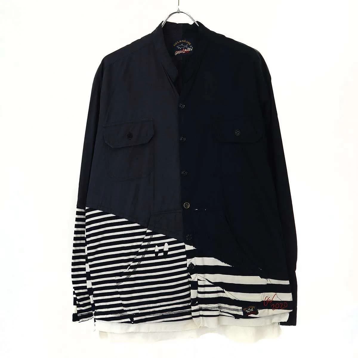 Greg Lauren グレッグローレン×ポールアンドシャーク 再構築シャツ