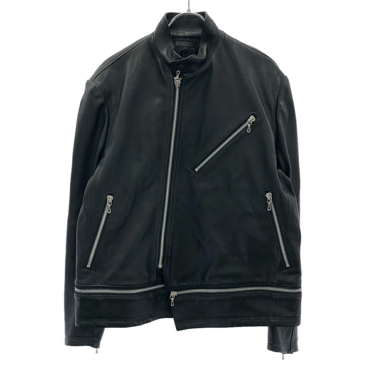 JULIUS ユリウス ISETAN SPECIAL EDITION バックペイントラムレザーライダースジャケット 007BLM25-P