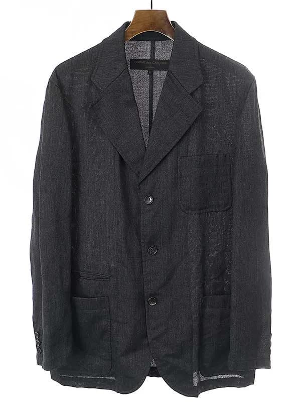 COMME des GARCONS コムデギャルソン オム ウールナイロン3Bセットアップスーツ