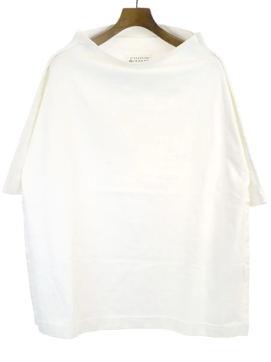 Maison Margiela メゾンマルタンマルジェラ10 19AW コットンジャージーボトルネックTシャツ