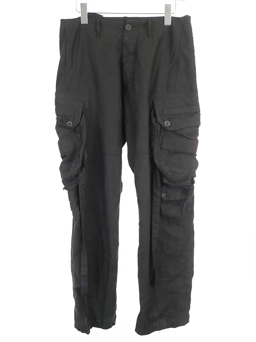 JULIUS ユリウス 14SS テンセルリネンカルゼガスマスクカーゴパンツ