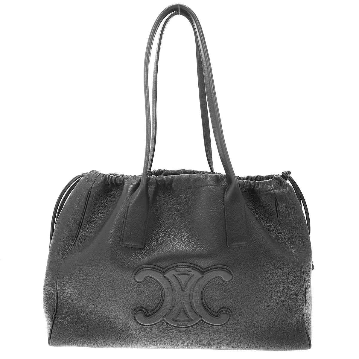 CELINE セリーヌ Cabas Drawstring Bag トリオンフ カバ ドローストリング バッグ