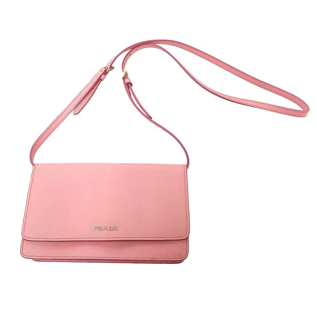 PRADA プラダ サフィアーノレザー ショルダーバッグ 1BH009