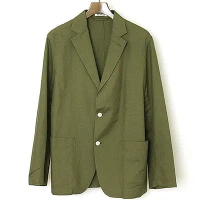 AURALEE AURALEE 17SS SILK SEERSUCKER JACKET