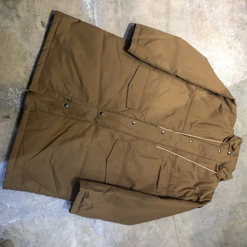 AURALEE AURALEE 18AW FINX NYLON OX BATTING HOODED COAT