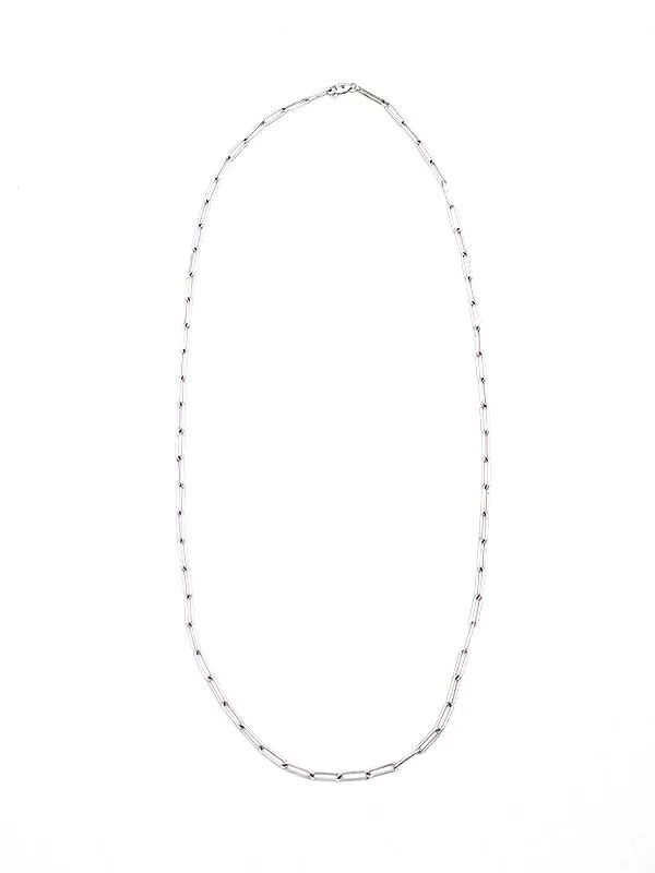 TOM WOOD トムウッド Box Chain Necklace シルバーチェーネックレス