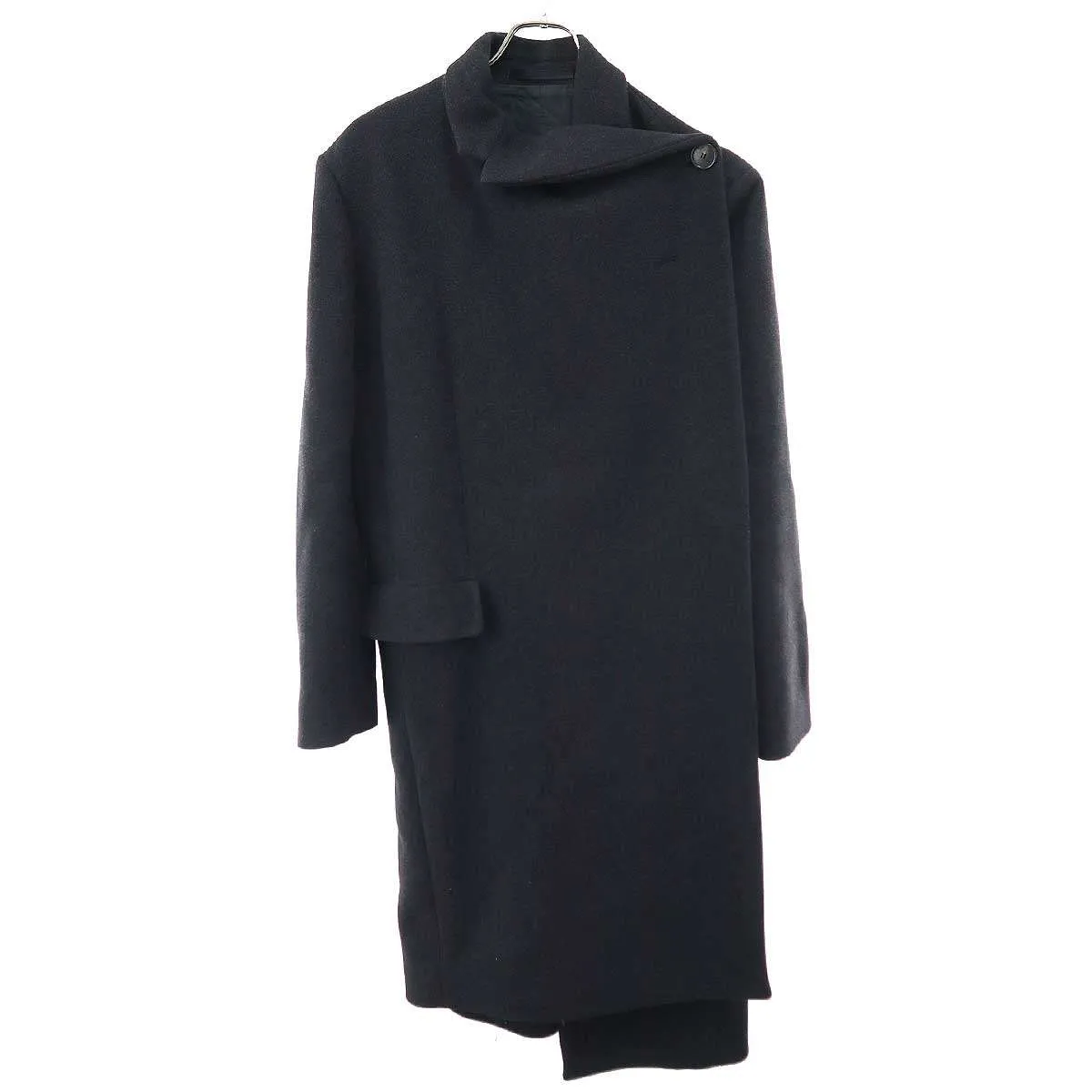BALENCIAGA バレンシアガ 17AW ウールメルトン デフォルメーションオーバーコート