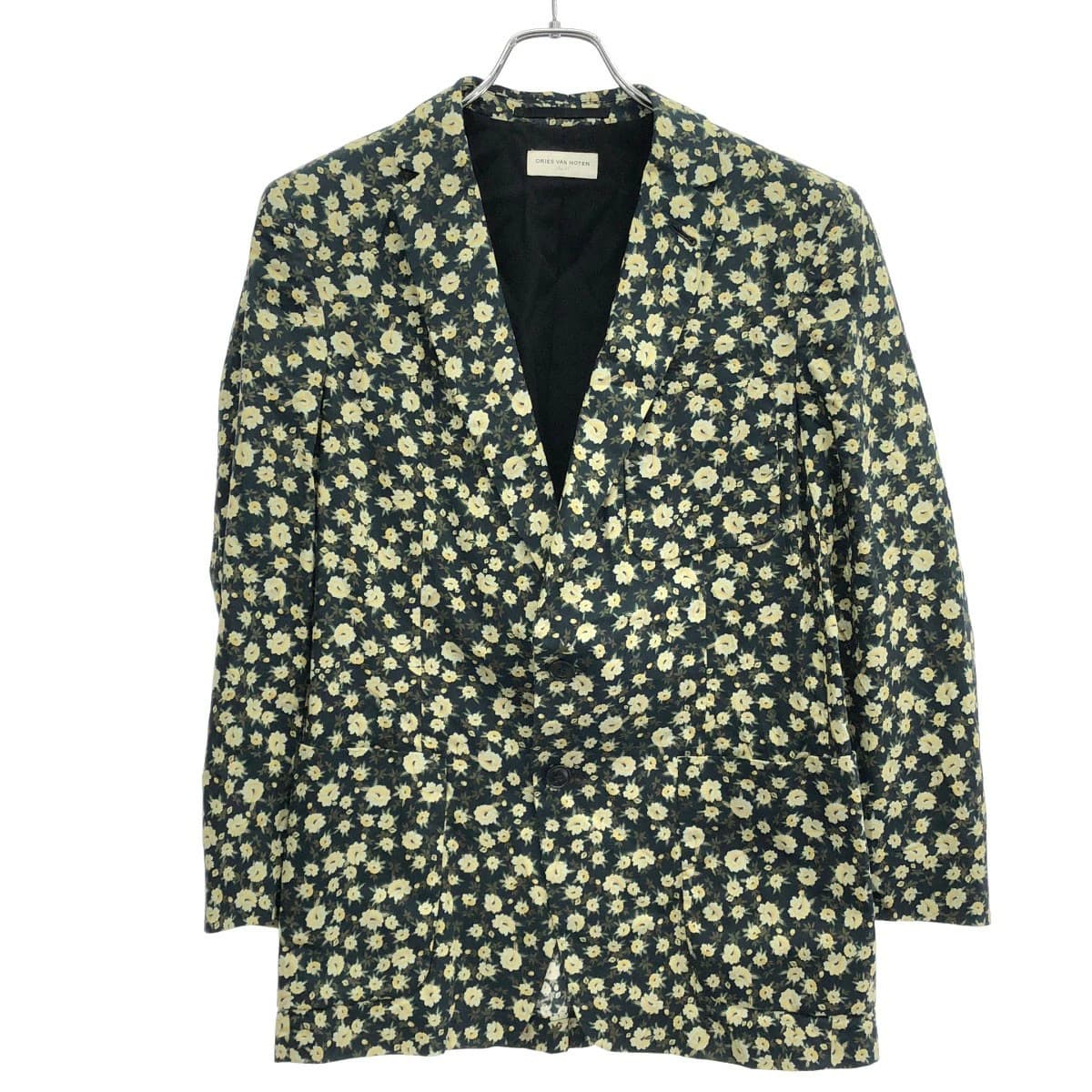 DRIES VAN NOTEN ドリスヴァンノッテン 14SS フラワープリント2Bテーラードジャケット