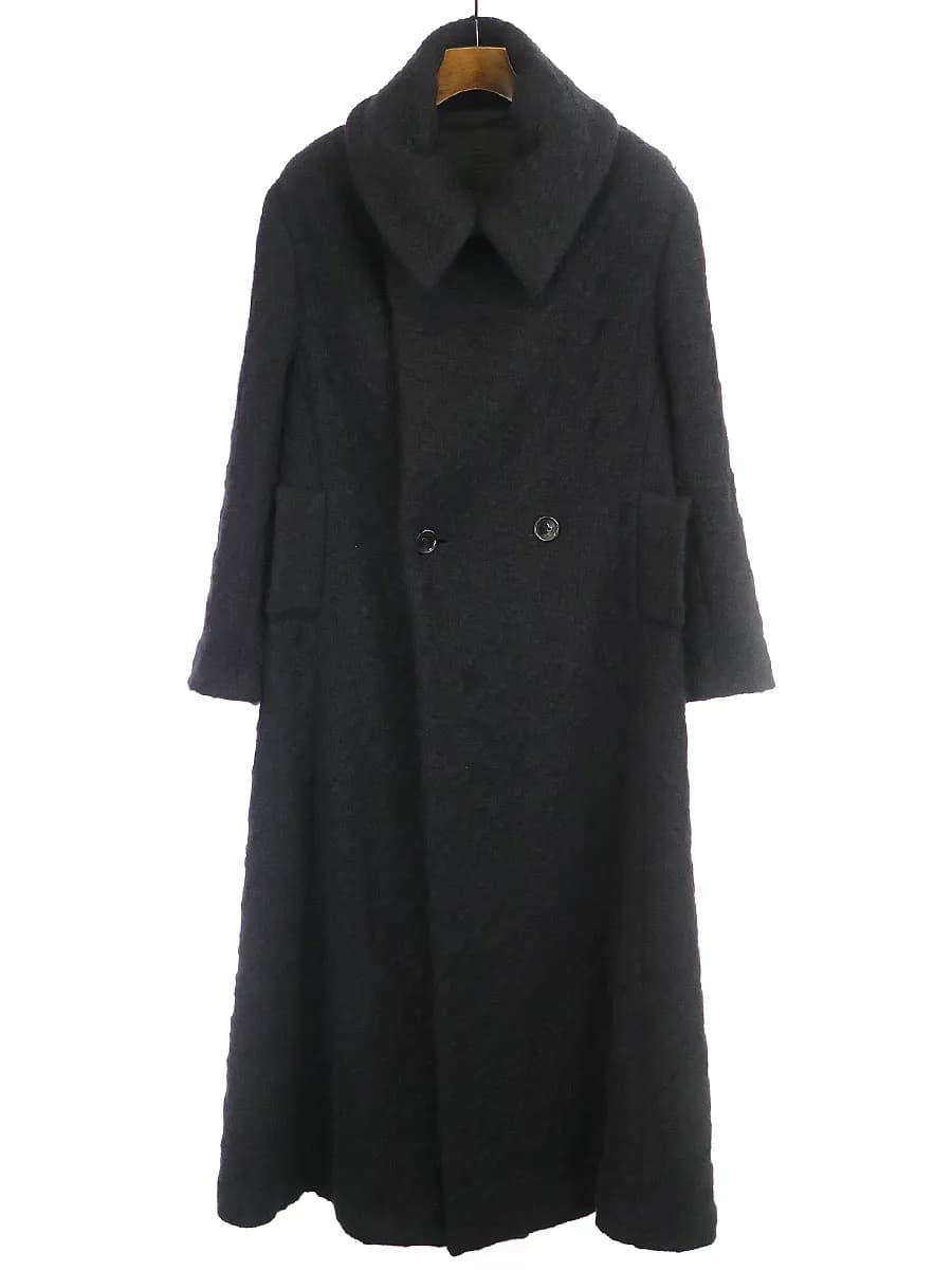 Yohji Yamamoto ヨウジヤマモト ファム 03AW ウールニットロングコート