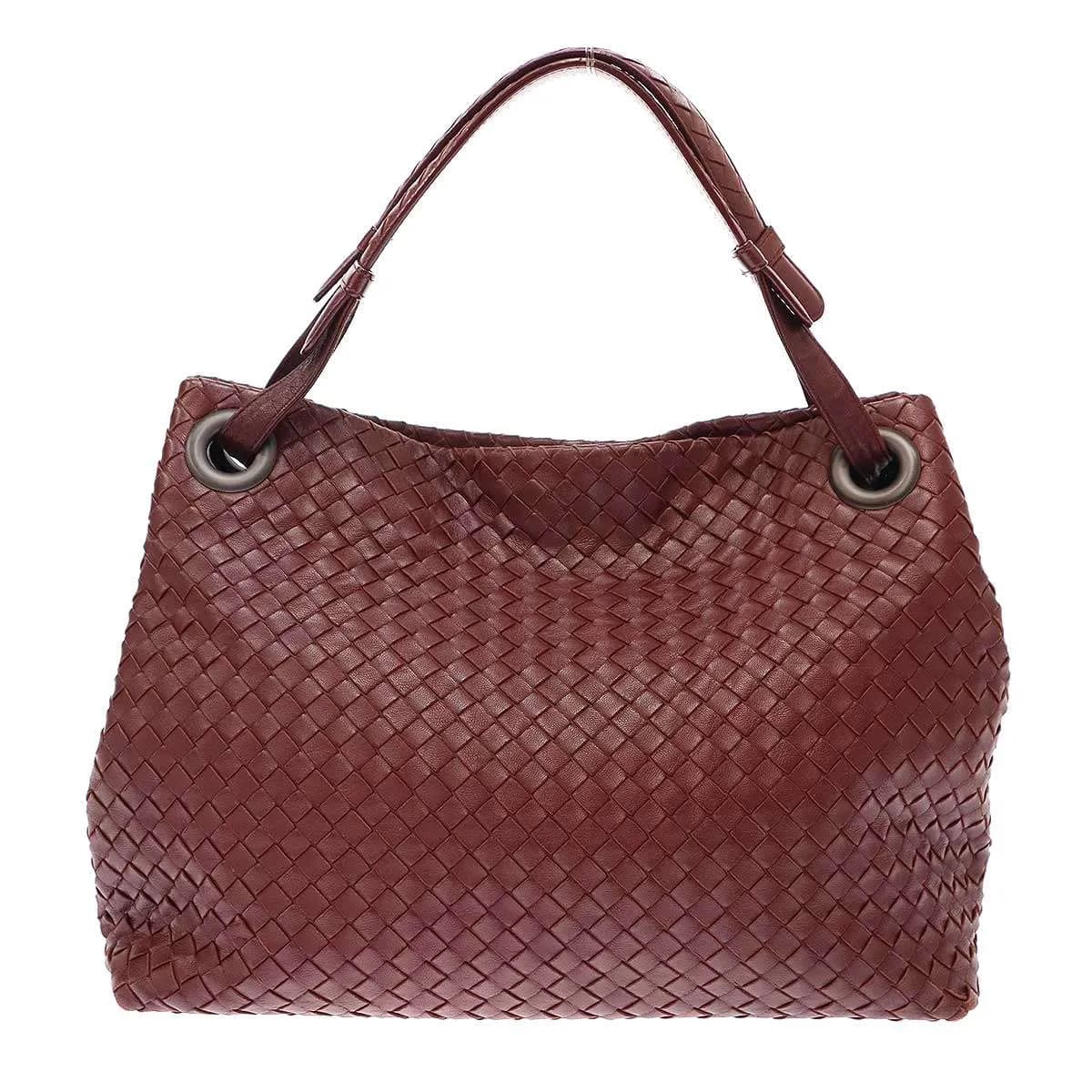 BOTTEGA VENETA ボッテガヴェネタ ラージガルダ イントレチャートレザーバッグ
