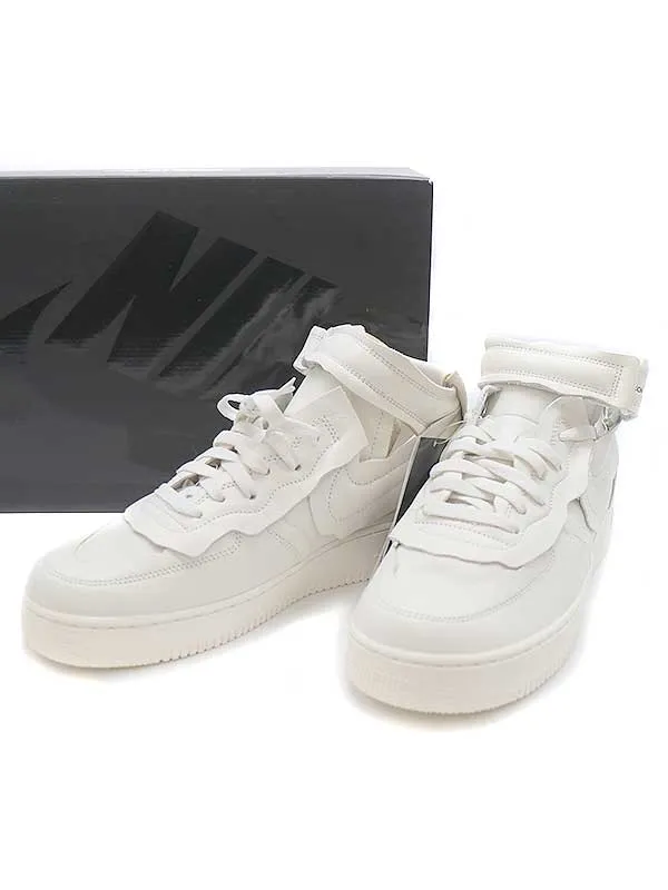 COMME des GARCONS コムデギャルソン×ナイキ 20AW Air Force1 Mid ハイカットスニーカー