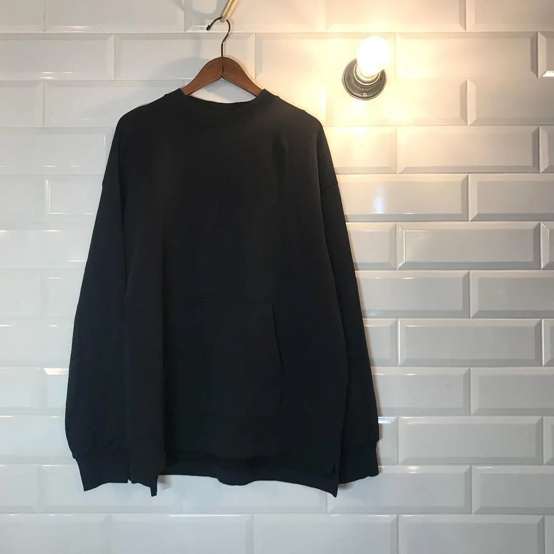 DRIES VAN NOTEN DRIES VAN NOTEN 18AW ワイドポケットオーバーサイズスウェットトレーナー
