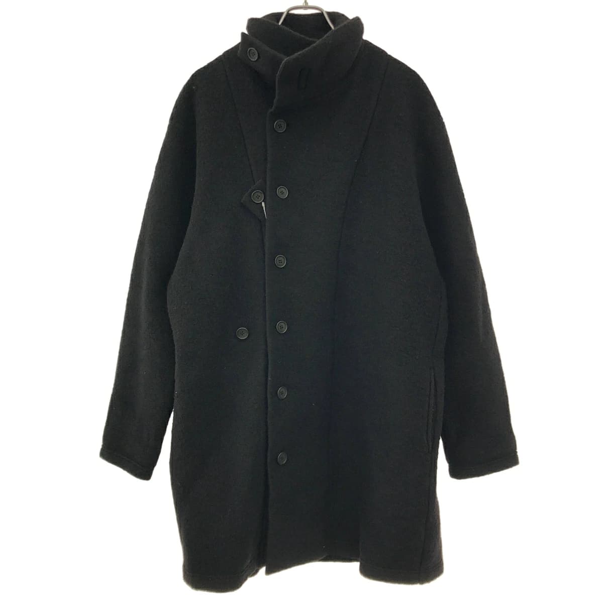 Yohji Yamamoto レギュレーション ヨウジヤマモト メン 24AW タブタートルハイネックコート HO-T58-173