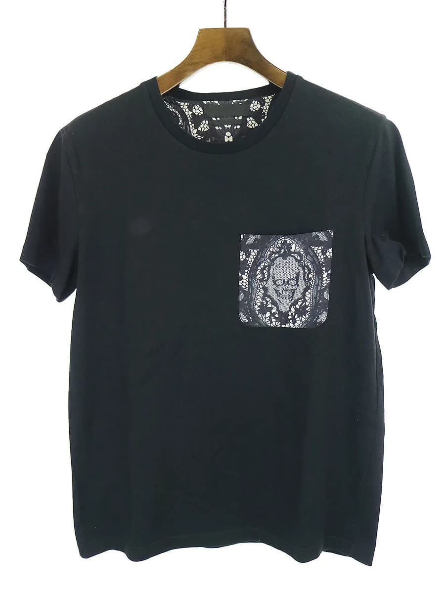 ALEXANDER McQUEEN アレキサンダーマックイーン 14SS シルクスカルポケットTシャツ