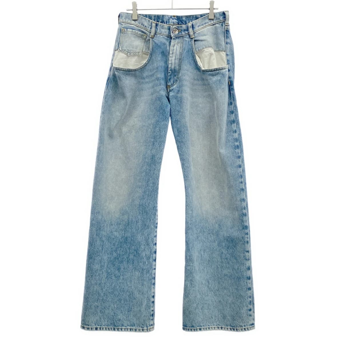 Maison Margiela メゾン マルジェラ 22SS コントラストポケット ストレートデニムパンツ S51LA0052 S30513