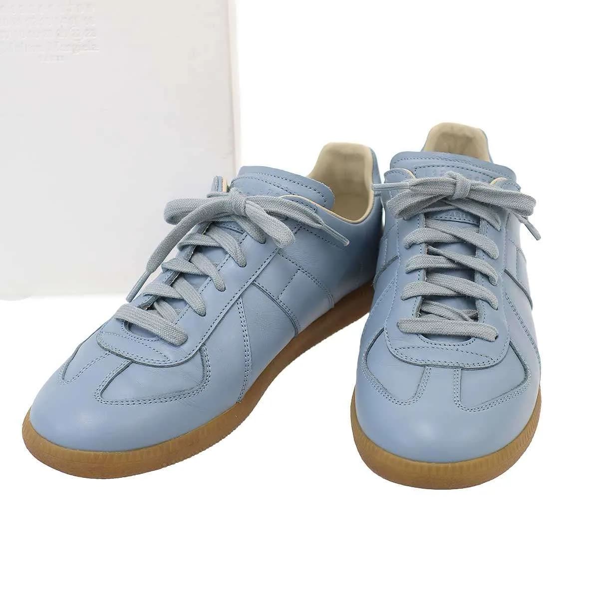 Maison Margiela メゾン マルジェラ 23SS RECICLA ジャーマントレーナー レザースニーカー S57WS0469